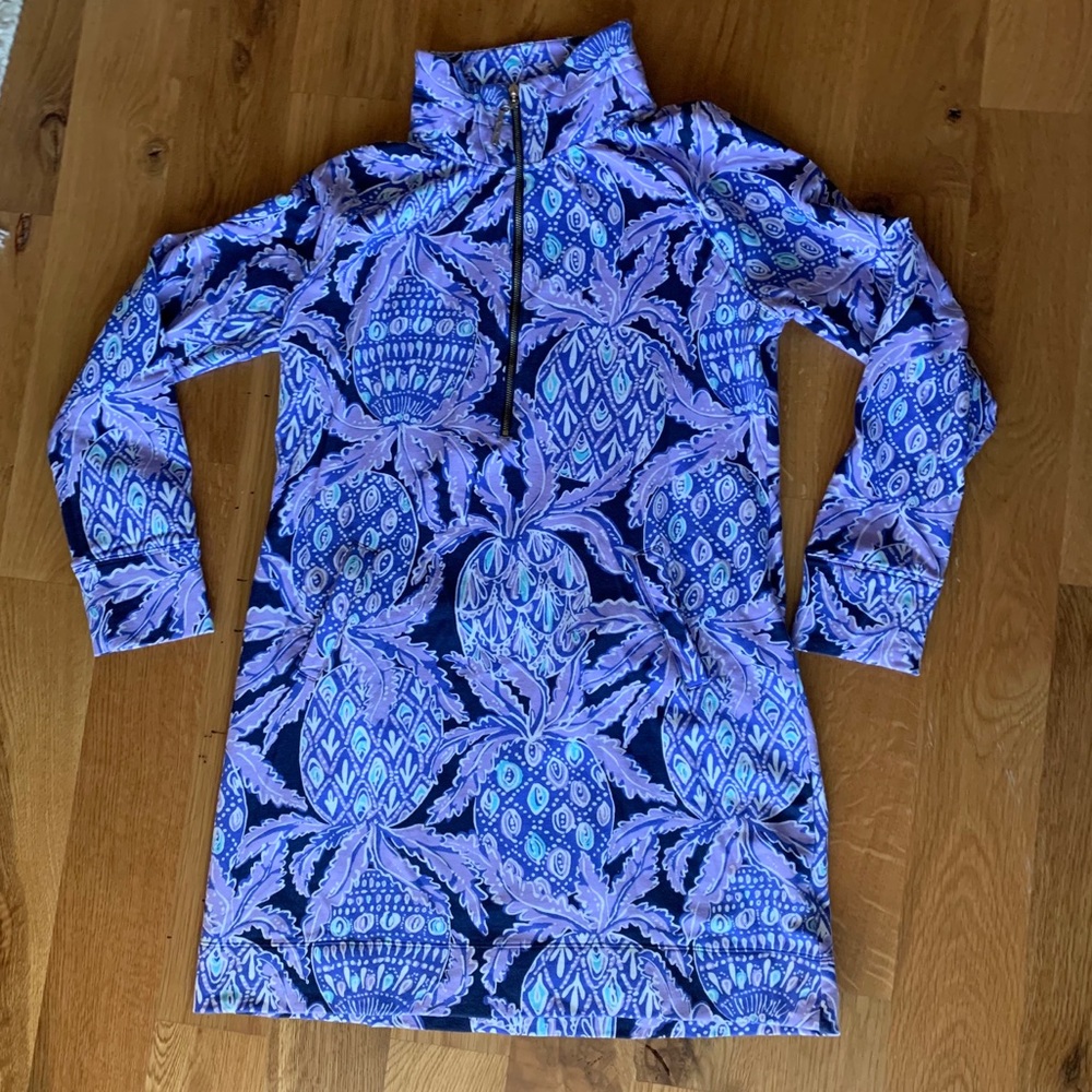Lilly Pulitzer quarter zip dress